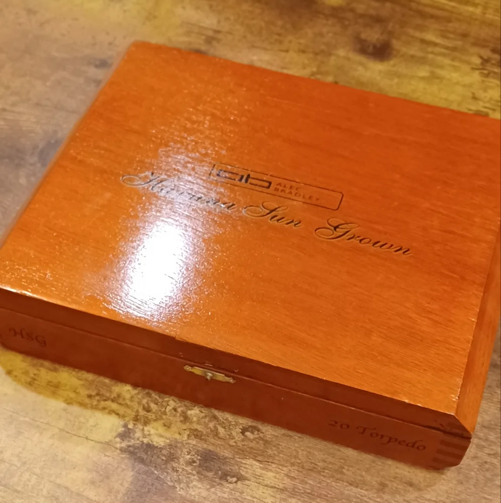 Alec Bradley Havana Sun Sun Grown Empty Wooden Cigar Box